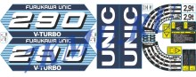 Комплект наклеек для КМУ Unic UR 290